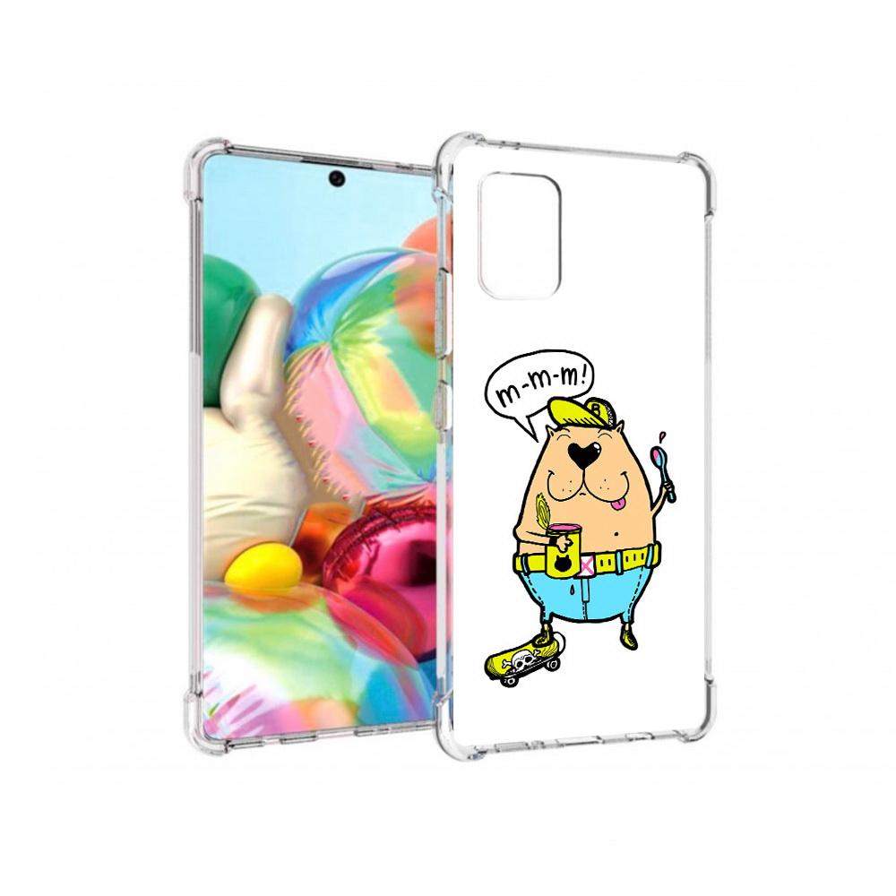

Чехол MyPads Tocco для Samsung Galaxy A71 Бобр (PT226912.529.30), Прозрачный, Tocco