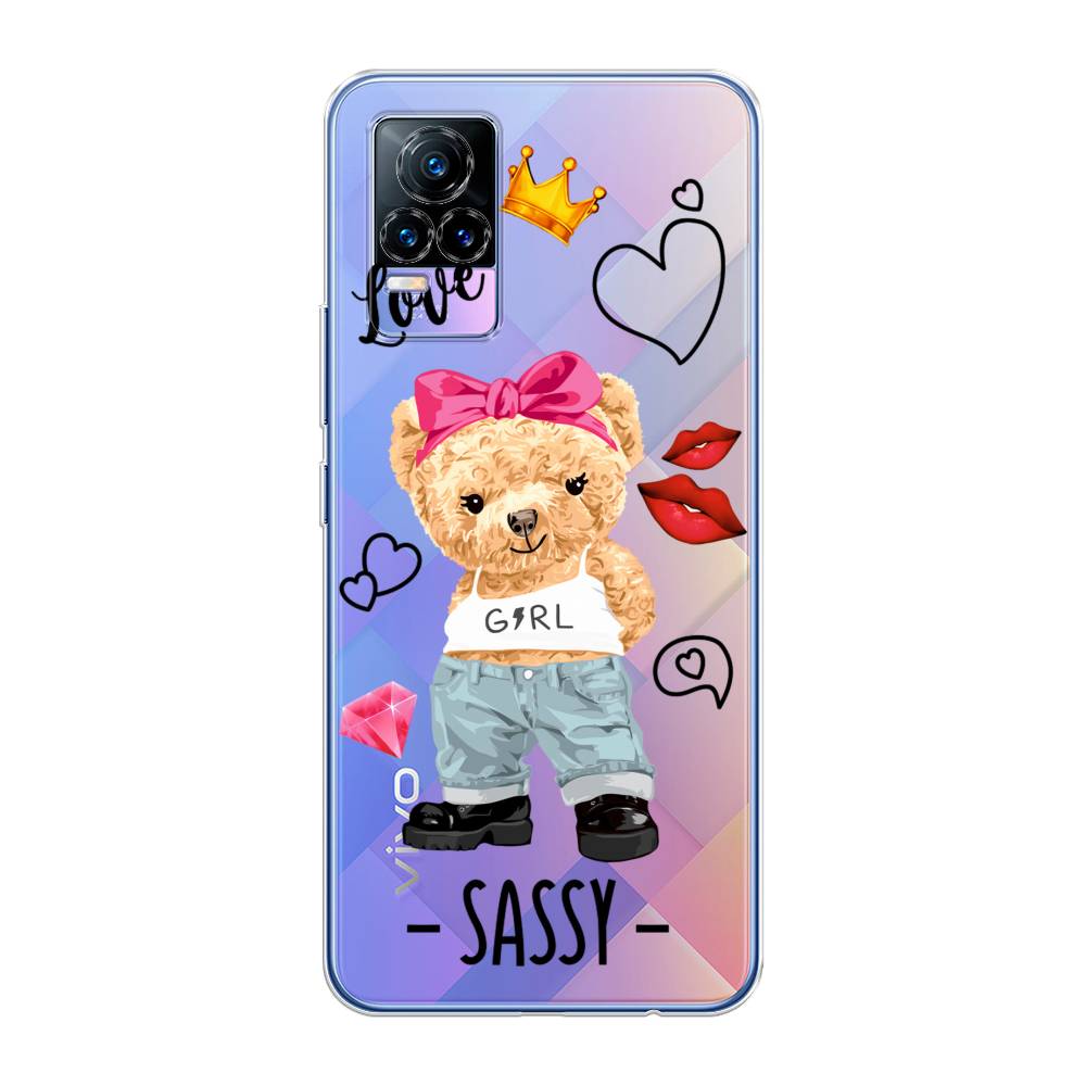 

Чехол на Vivo V21e 4G "Sugar Mommy", Голубой;белый;розовый, 264550-6