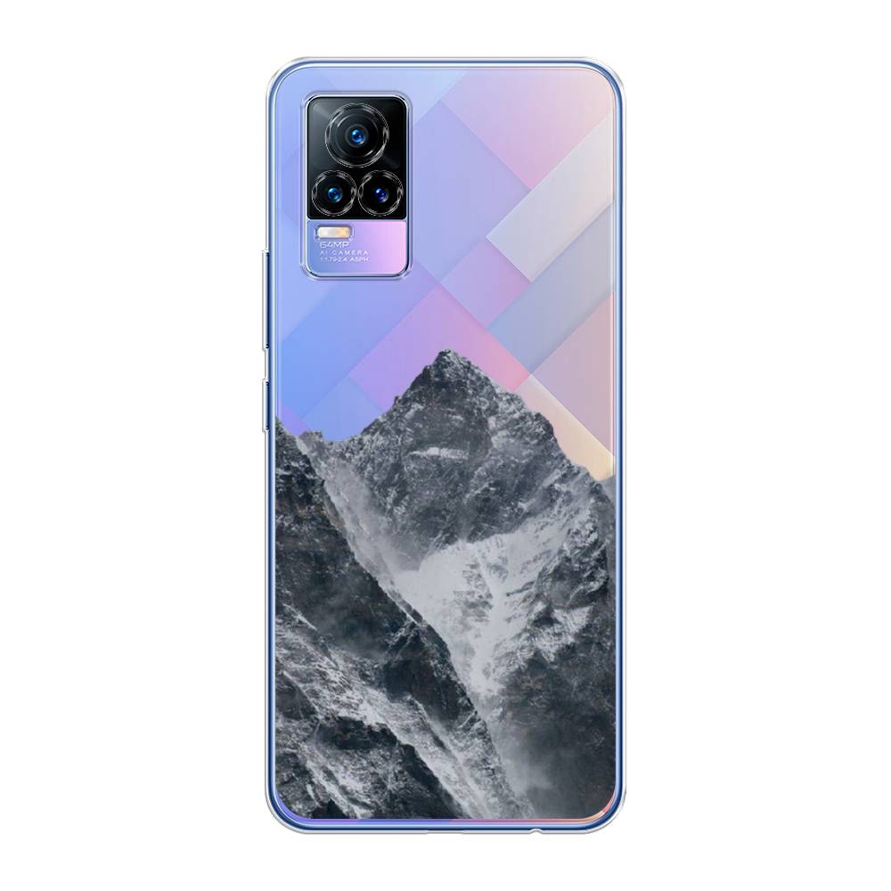 

Чехол на Vivo V21e 4G "Горы арт 4", Серый;бежевый, 264550-2