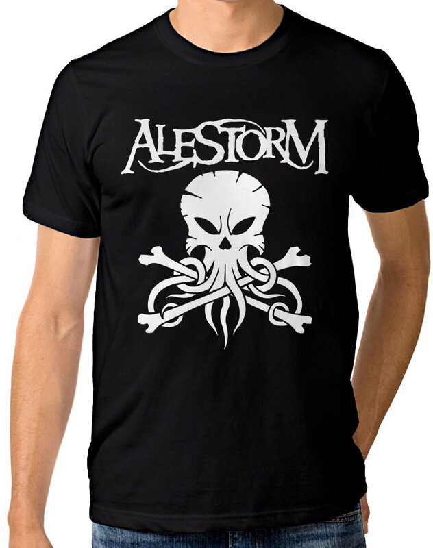 фото Футболка мужская design heroes группа alestorm черная 2xl