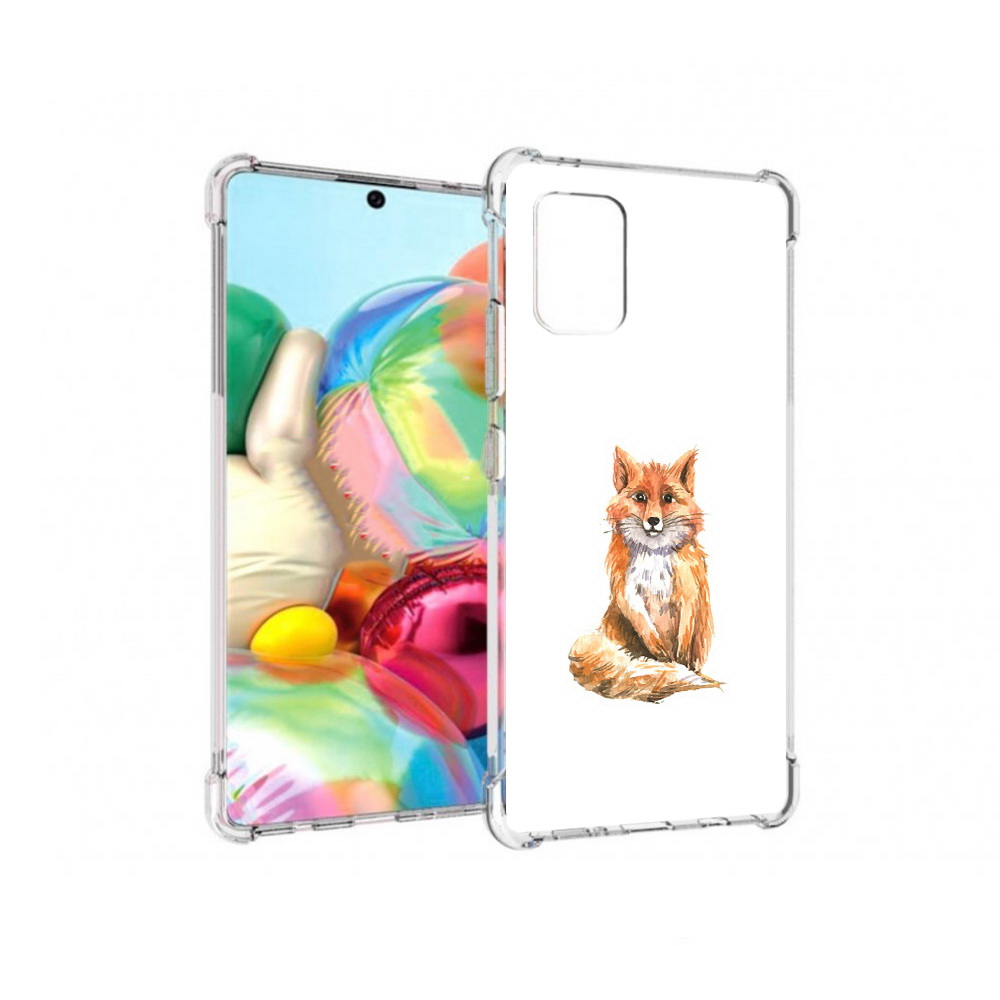 

Чехол MyPads Tocco для Samsung Galaxy A71 детская лиса (PT226912.529.320), Прозрачный, Tocco