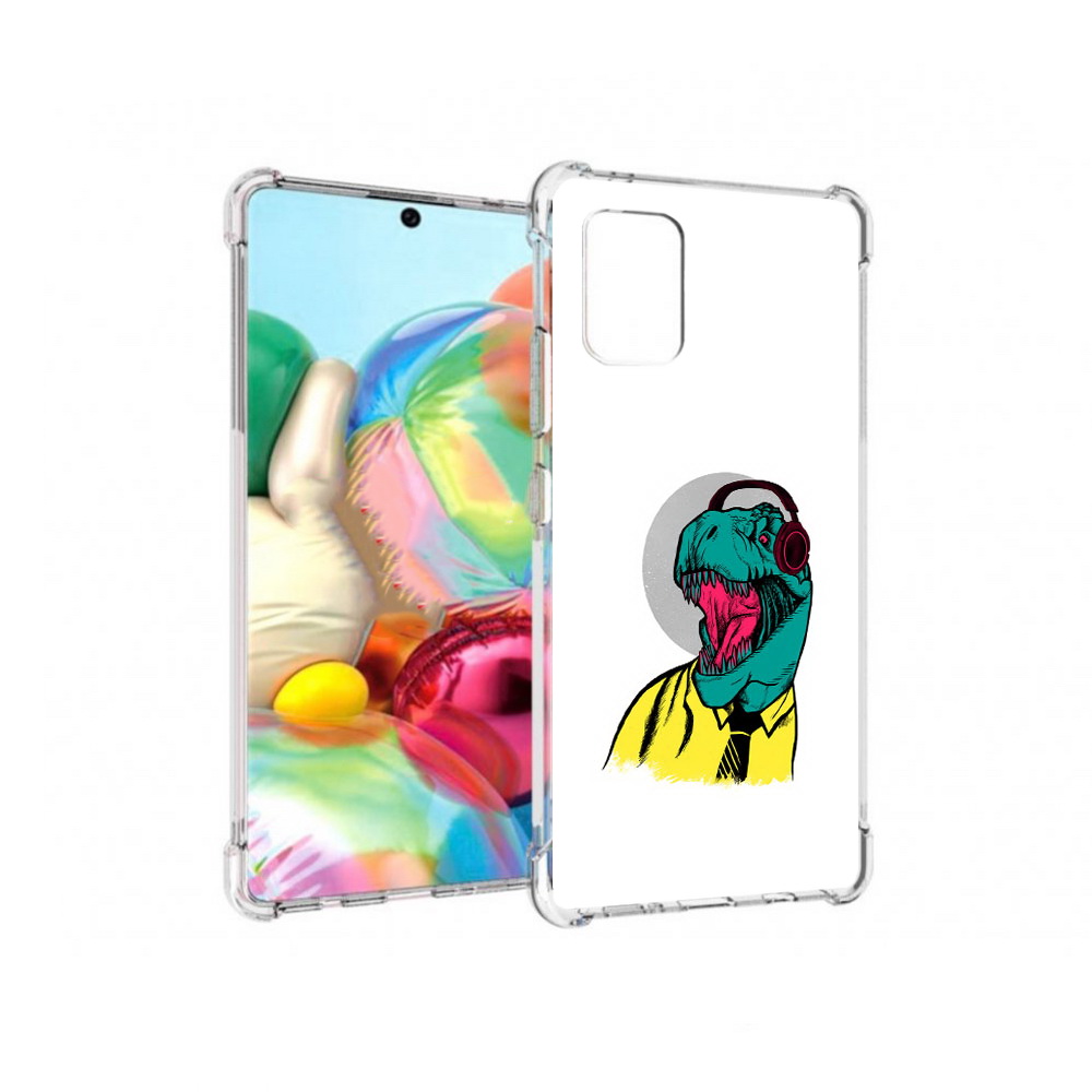 

Чехол MyPads Tocco для Samsung Galaxy A71 дино (PT226912.529.326), Прозрачный, Tocco