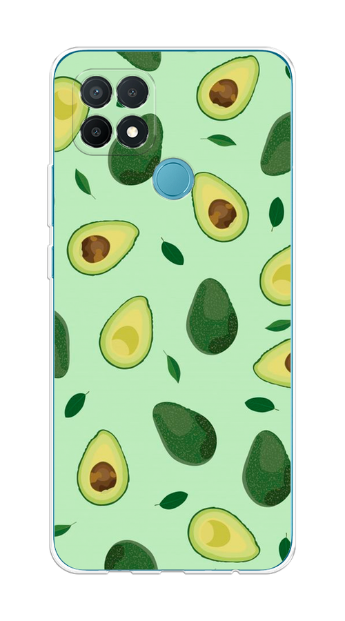 

Чехол на Oppo A15/A15s "Blue avocado", Коричневый;зеленый, 255650-1