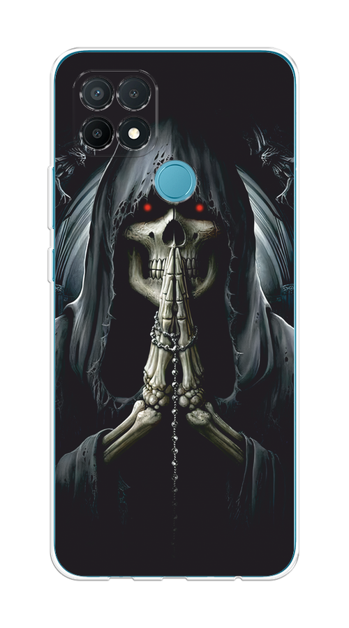 

Чехол на Oppo A15/A15s "Молитва", Серый, 255650-1