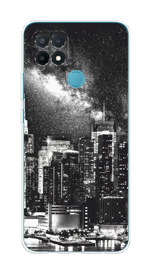 

Чехол на Oppo A15/A15s "Ночной Нью-Йорк", Черный;серый;белый, 255650-1