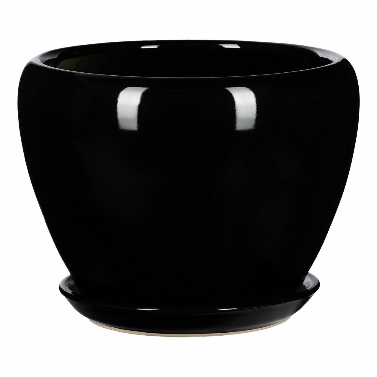 

Цветочное кашпо Shine Pots черный 1 шт.