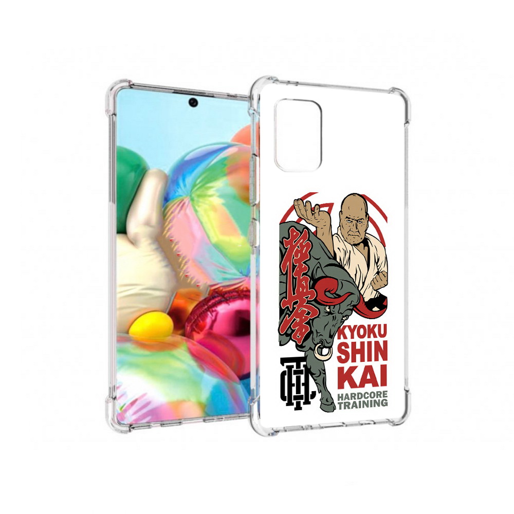 

Чехол MyPads Tocco для Samsung Galaxy A71 единоборства рисунок (PT226912.529.343), Прозрачный, Tocco