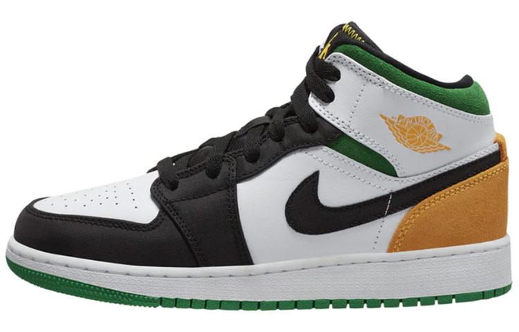 

Кеды унисекс Jordan Air Jordan 1 Mid GS разноцветные 36 EU, Разноцветный, Air Jordan 1 Mid GS