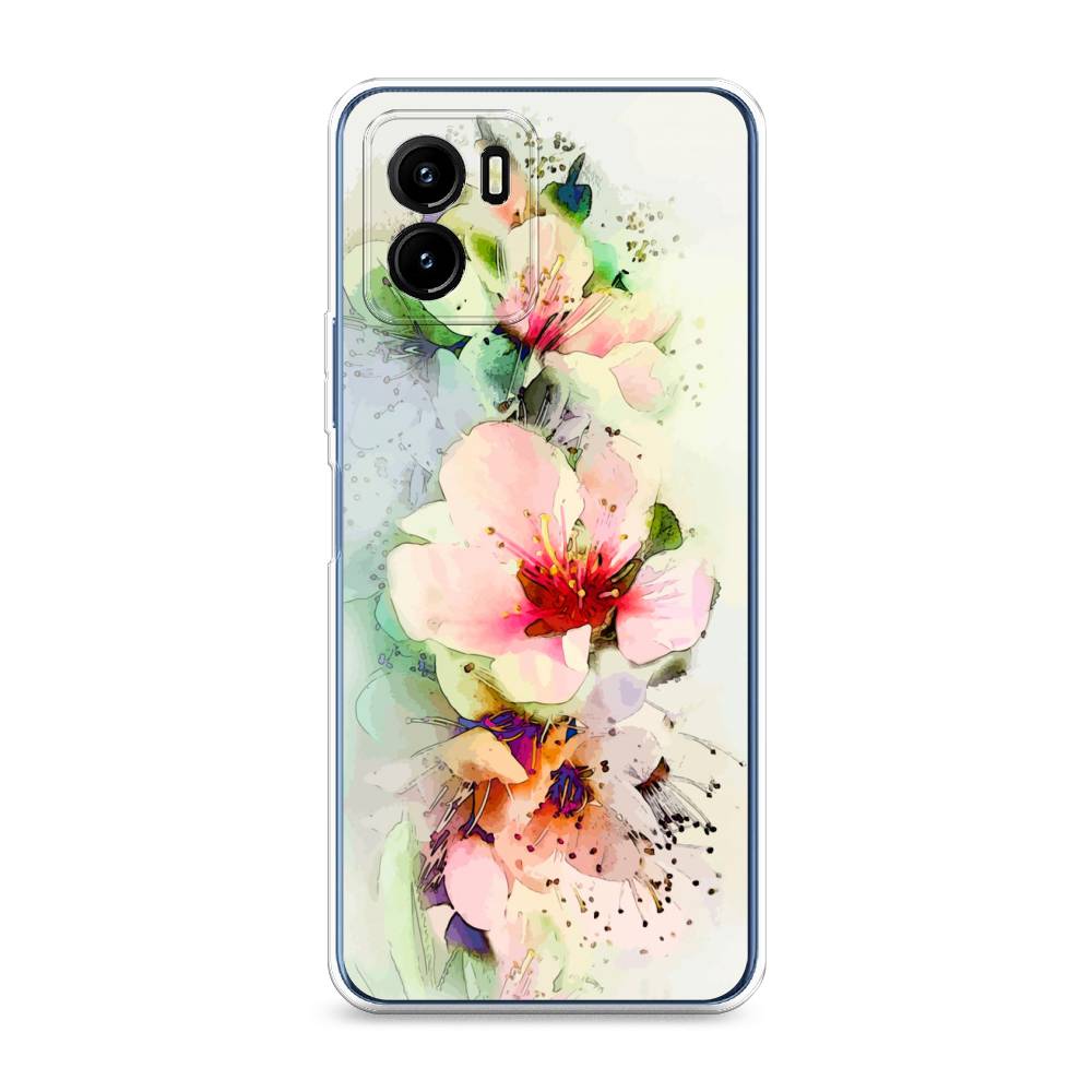 

Чехол для Vivo Y15s "Нежные цветы", Зеленый;розовый, 265650-2