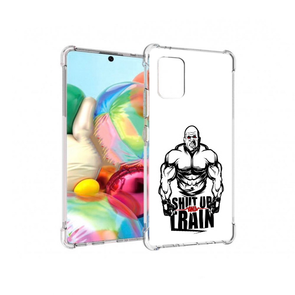 

Чехол MyPads Tocco для Samsung Galaxy A71 здоровое тело (PT226912.529.356), Прозрачный, Tocco