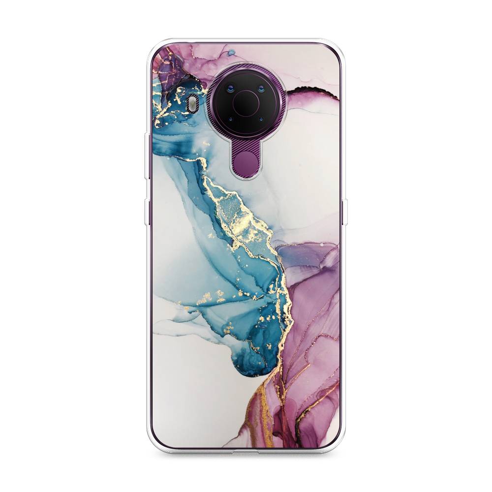 

Чехол на Nokia 5.4 "Розовые разводы рисунок", 123650-3