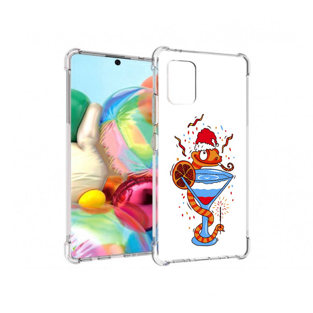Чехол MyPads Tocco для Samsung Galaxy A71 змейка (PT226912.529.364)
