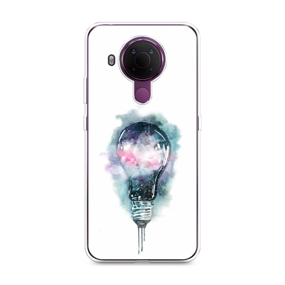 

Чехол на Nokia 5.4 "Волшебная лампа", Белый;серый, 123650-4