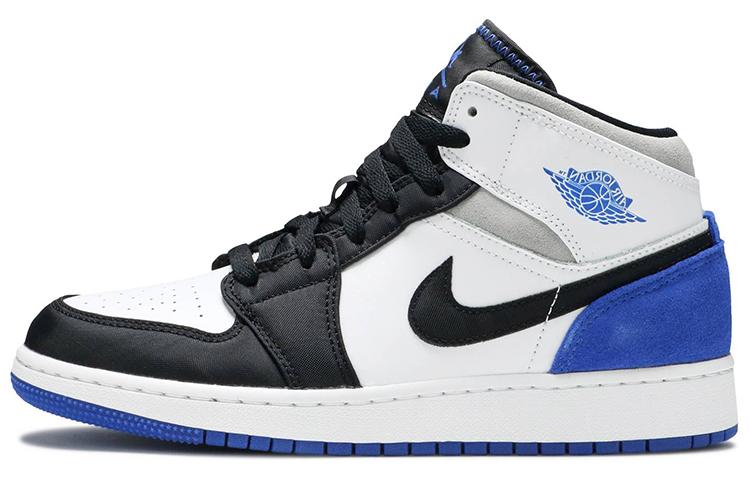 

Кеды унисекс Jordan Air Jordan 1 Mid GS разноцветные 36.5 EU, Разноцветный, Air Jordan 1 Mid GS