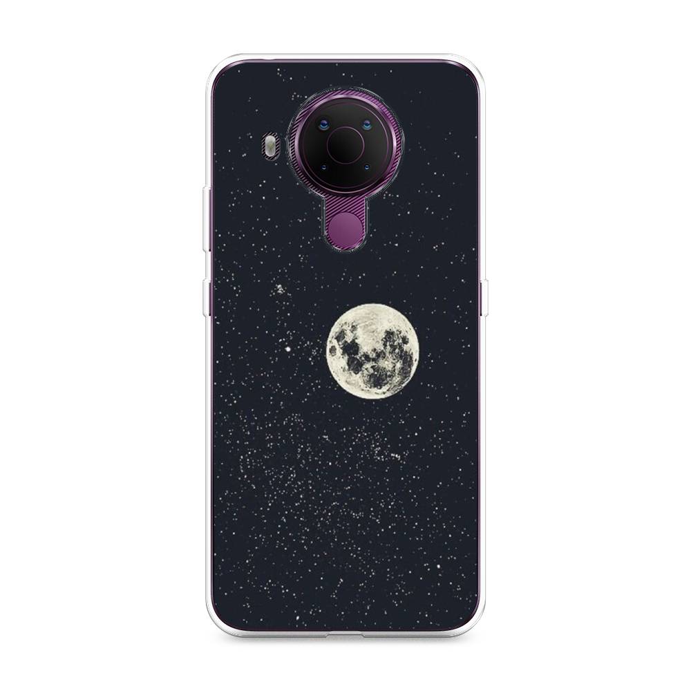 

Чехол на Nokia 5.4 "Полнолуние", Красный, 123650-2