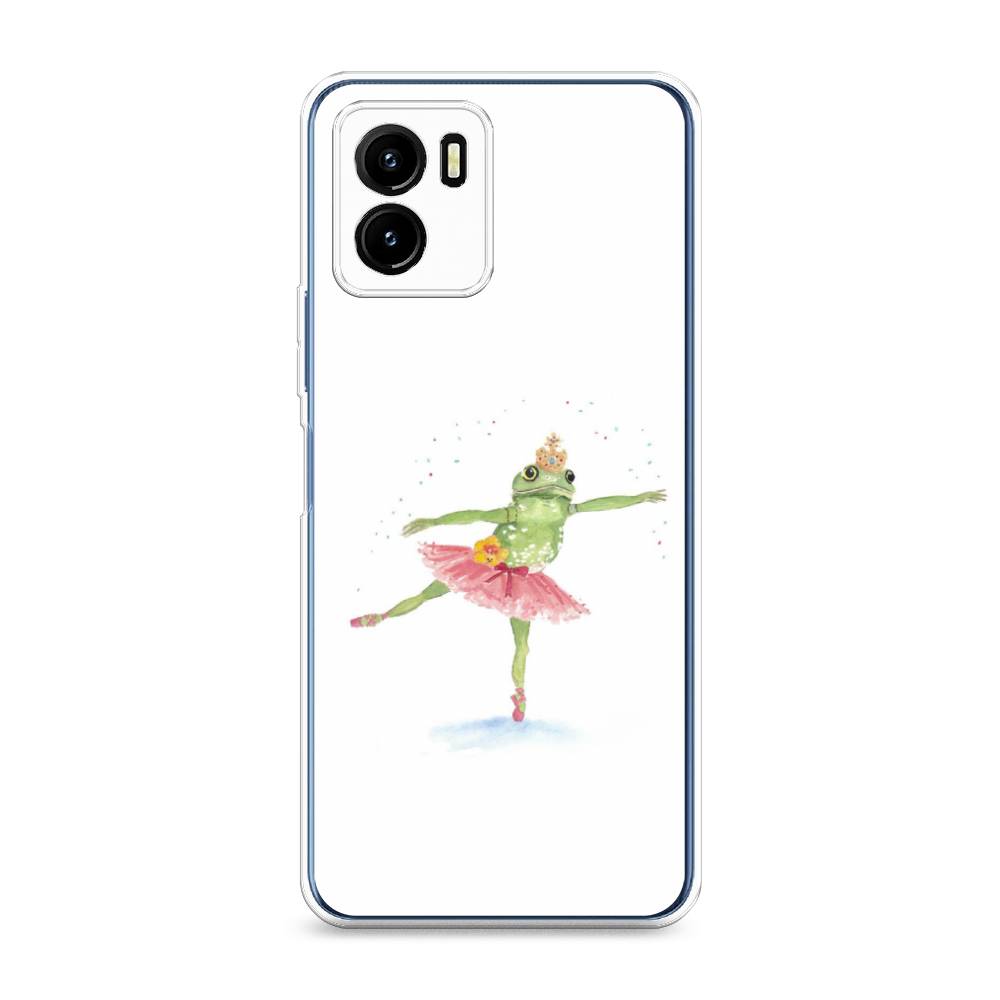 

Чехол для Vivo Y15s "Лягушка-балерина", Зеленый, 265650-4