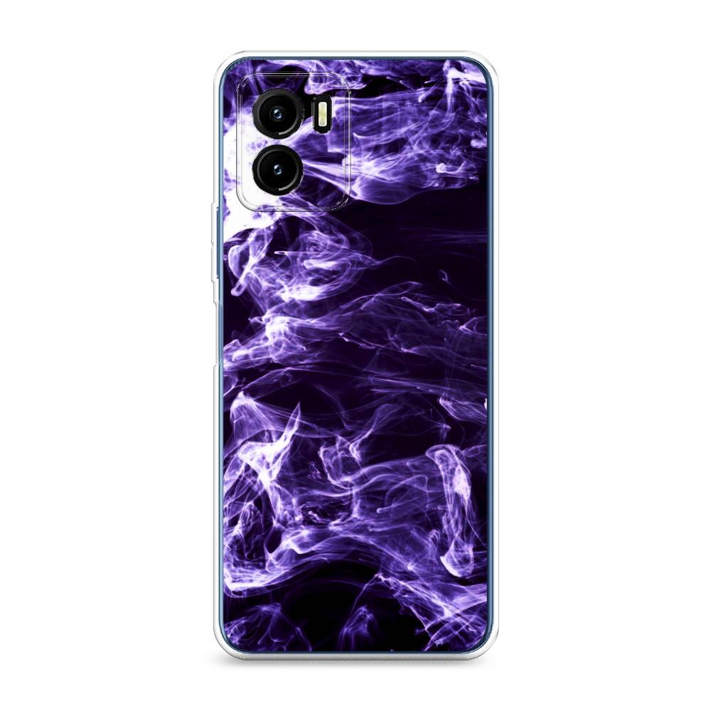 

Чехол для Vivo Y15s "Фиолетовый дым", Фиолетовый;белый;черный, 265650-3