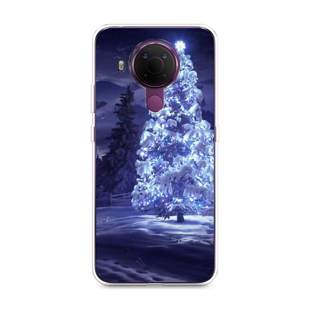 

Чехол на Nokia 5.4 "Зима 4", Синий;черный;белый, 123650-2