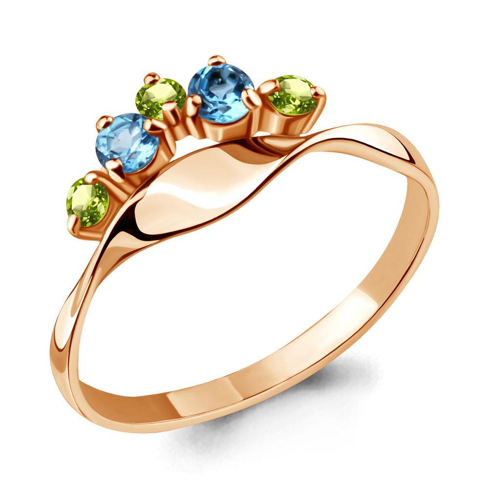 

Кольцо из серебра р.  AQUAMARINE 6568331_925_з, 6568331_925_з
