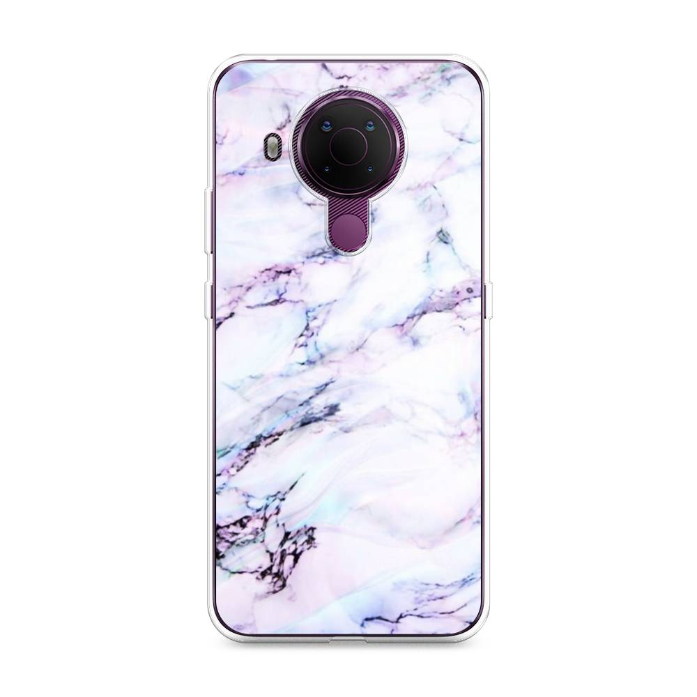 

Чехол на Nokia 5.4 "Радужный мрамор", Серый;фиолетовый, 123650-3