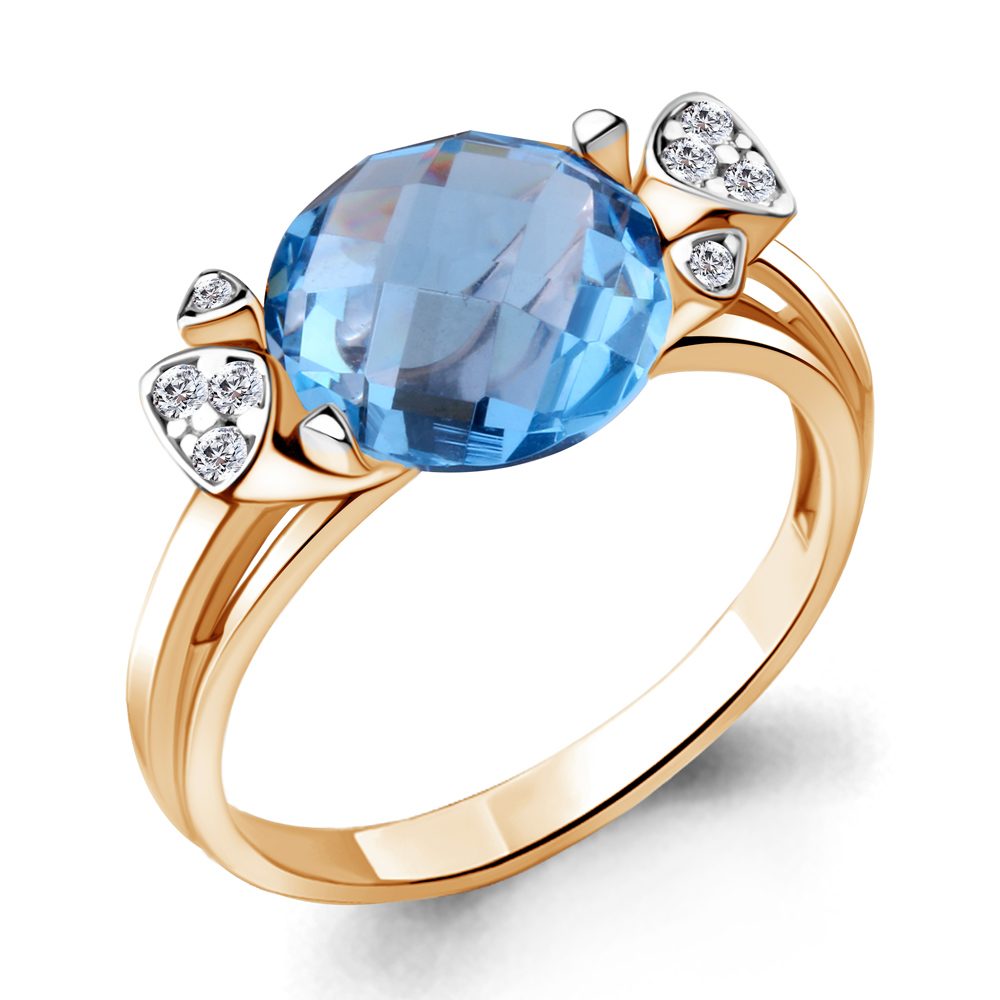 

Кольцо из серебра р. , AQUAMARINE 6925192А_925_з, 6925192А_925_з