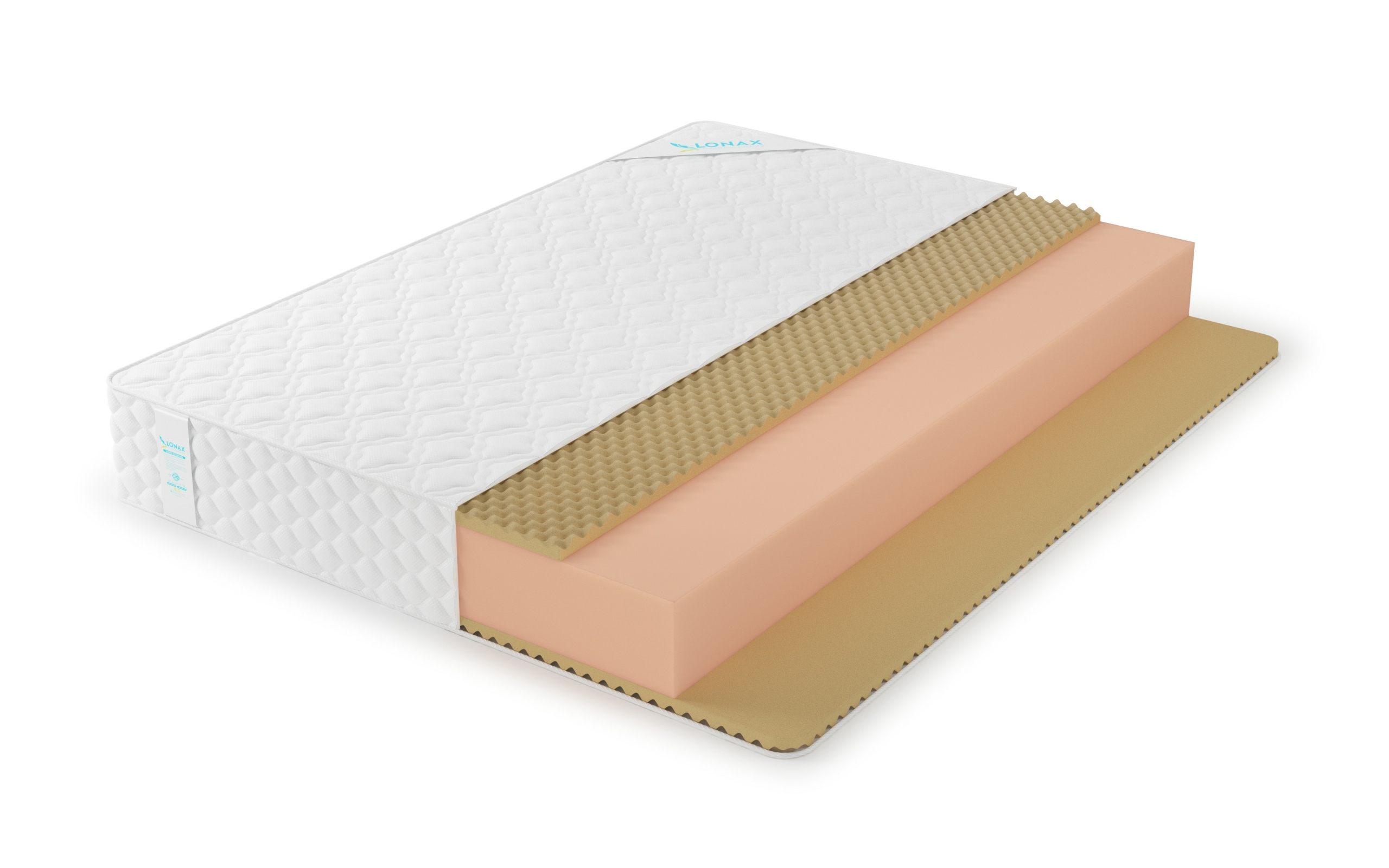 

Матрас Lonax Скрученные Roll Memory Relax Max Plus 85х195, Бежевый;белый;серый;серебристый, Roll Memory Relax Max Plus