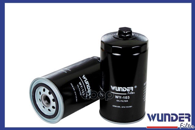 фото Фильтр масляный vw volvo wunder filter wy103 wunder filter арт. wy103