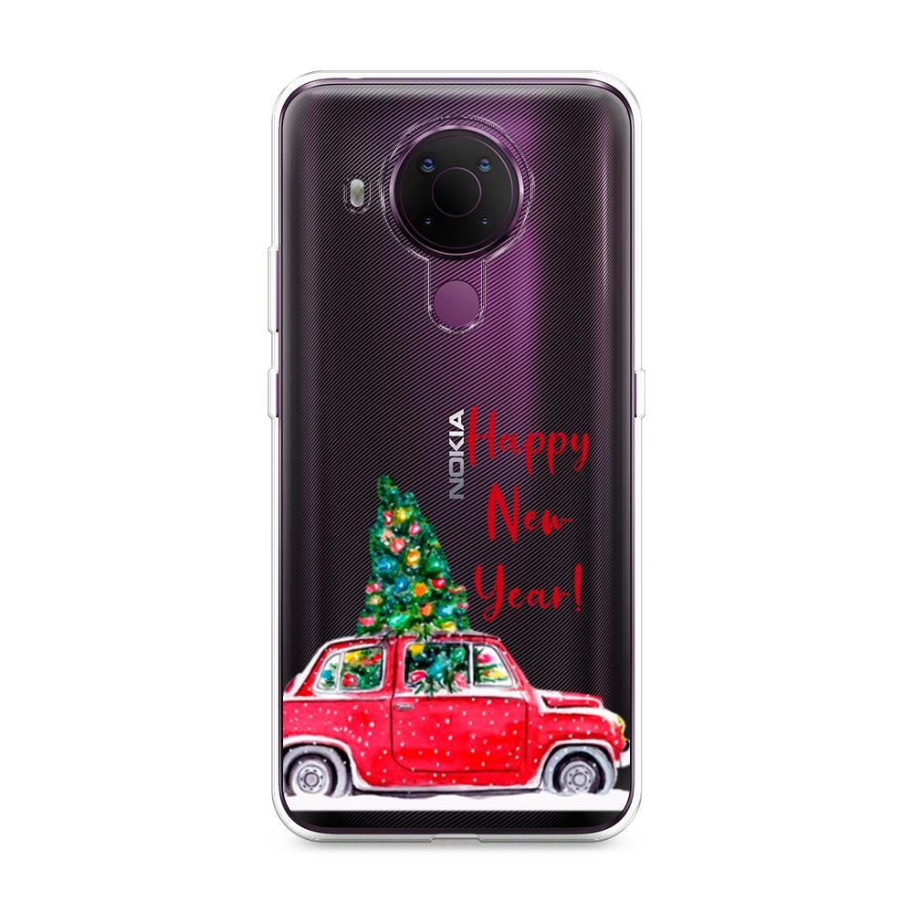 

Чехол на Nokia 5.4 "Happy New Year", Красный;зеленый, 123650-5