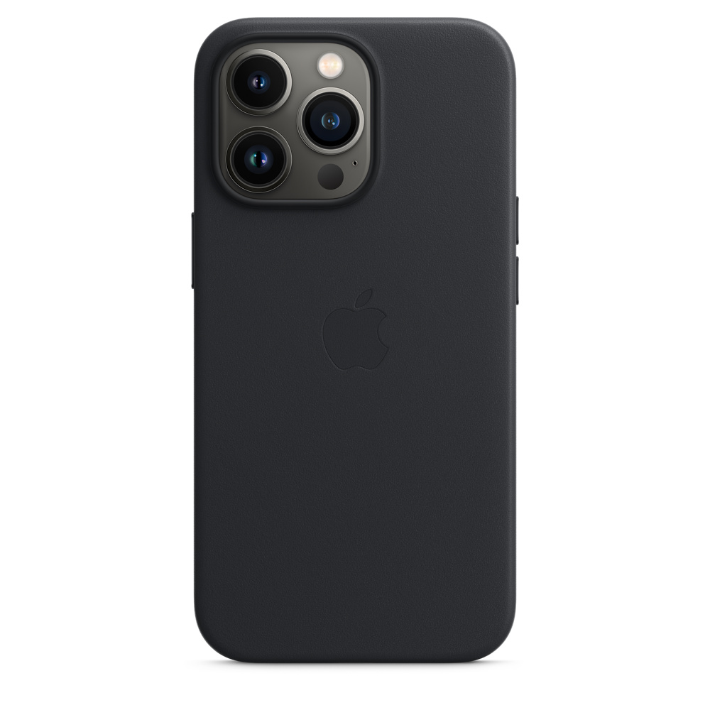 фото Чехол apple для iphone 13 pro leather case magsafe midnight (mm1h3ze/a)