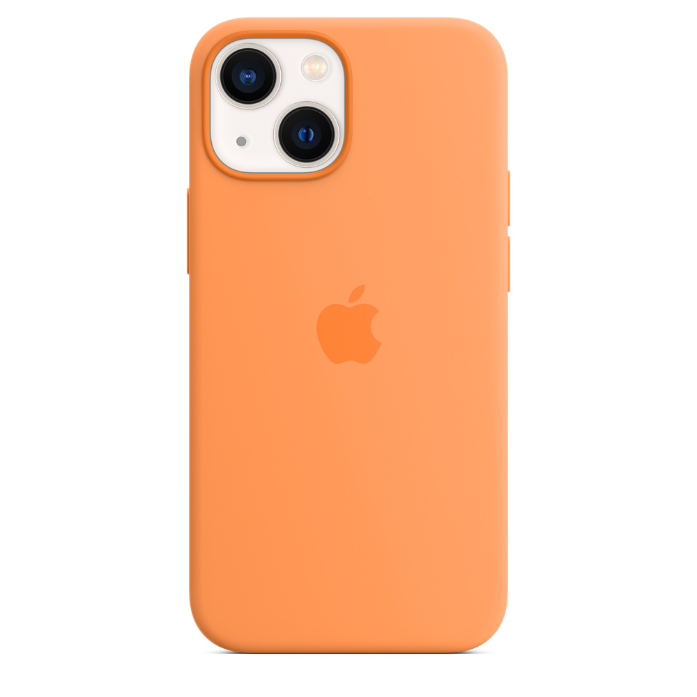 фото Чехол apple для iphone 13 mini silicone case magsafe marigold (mm1u3ze/a)