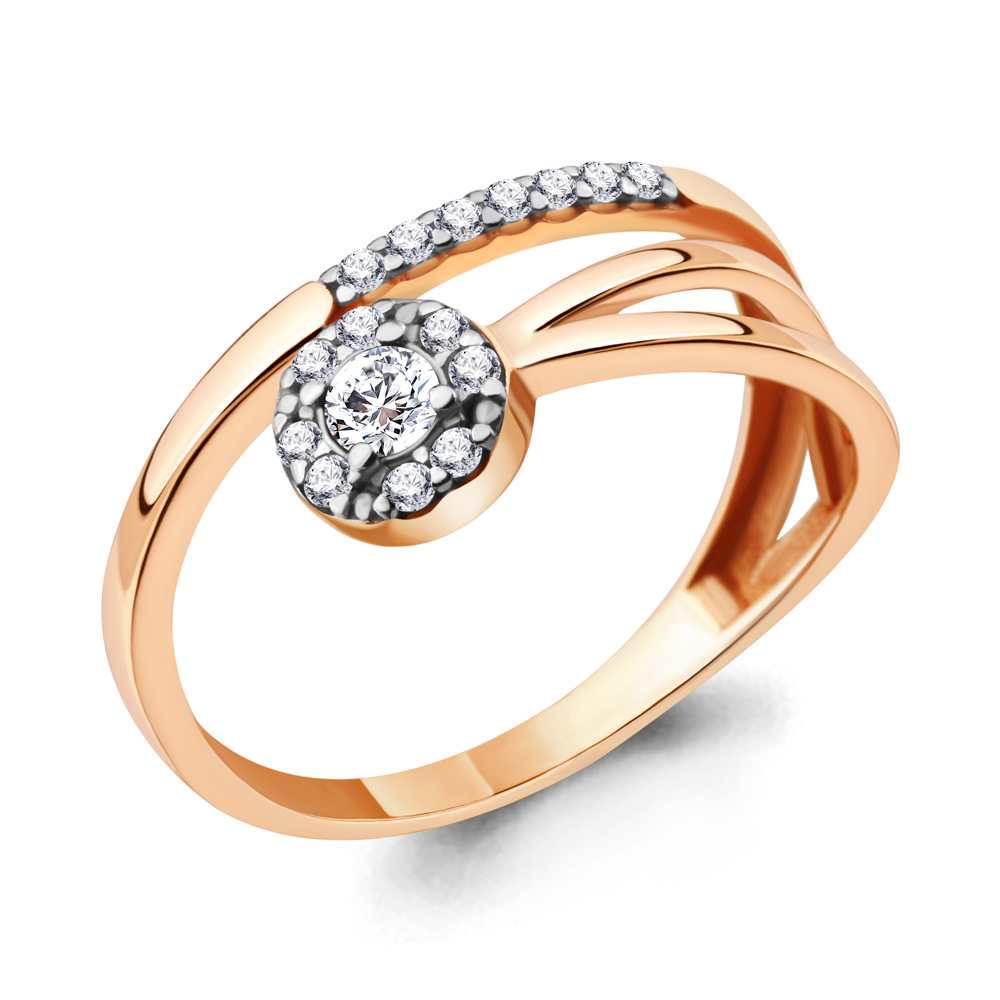 

Кольцо из серебра р. 17,5 AQUAMARINE 68820А_925_з, 68820А_925_з