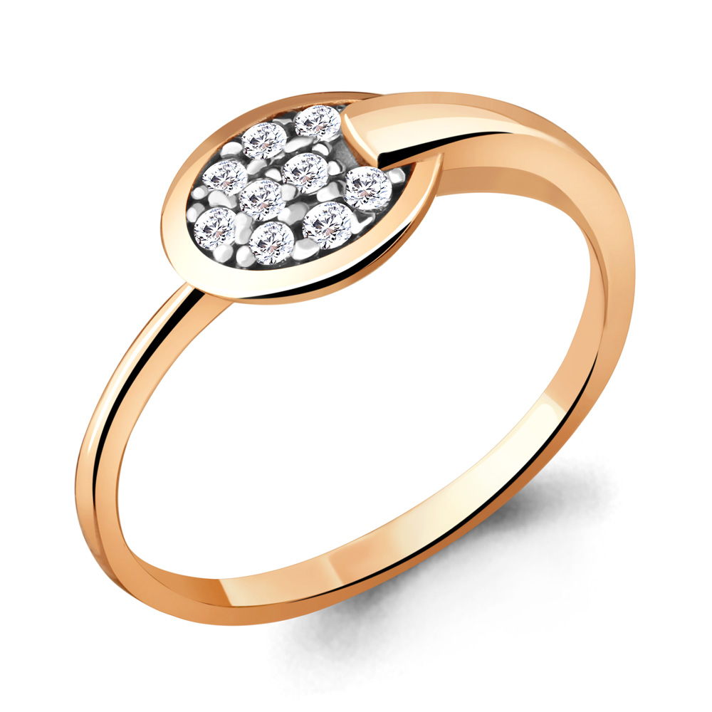

Кольцо из серебра р. 16,5 AQUAMARINE 68749А_925_з, 68749А_925_з