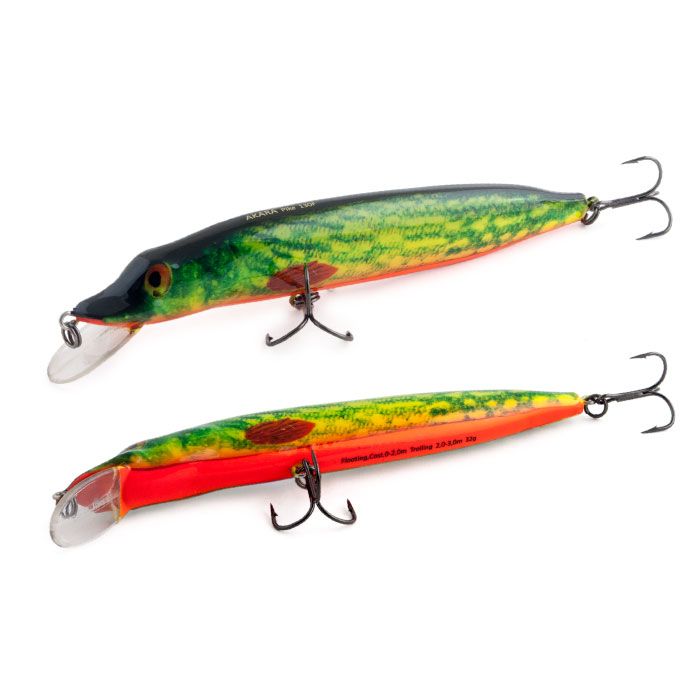 

Воблер Akara Pike 130F 32 гр 1-1/7 oz 5,1 in A90, Разноцветный, Pike