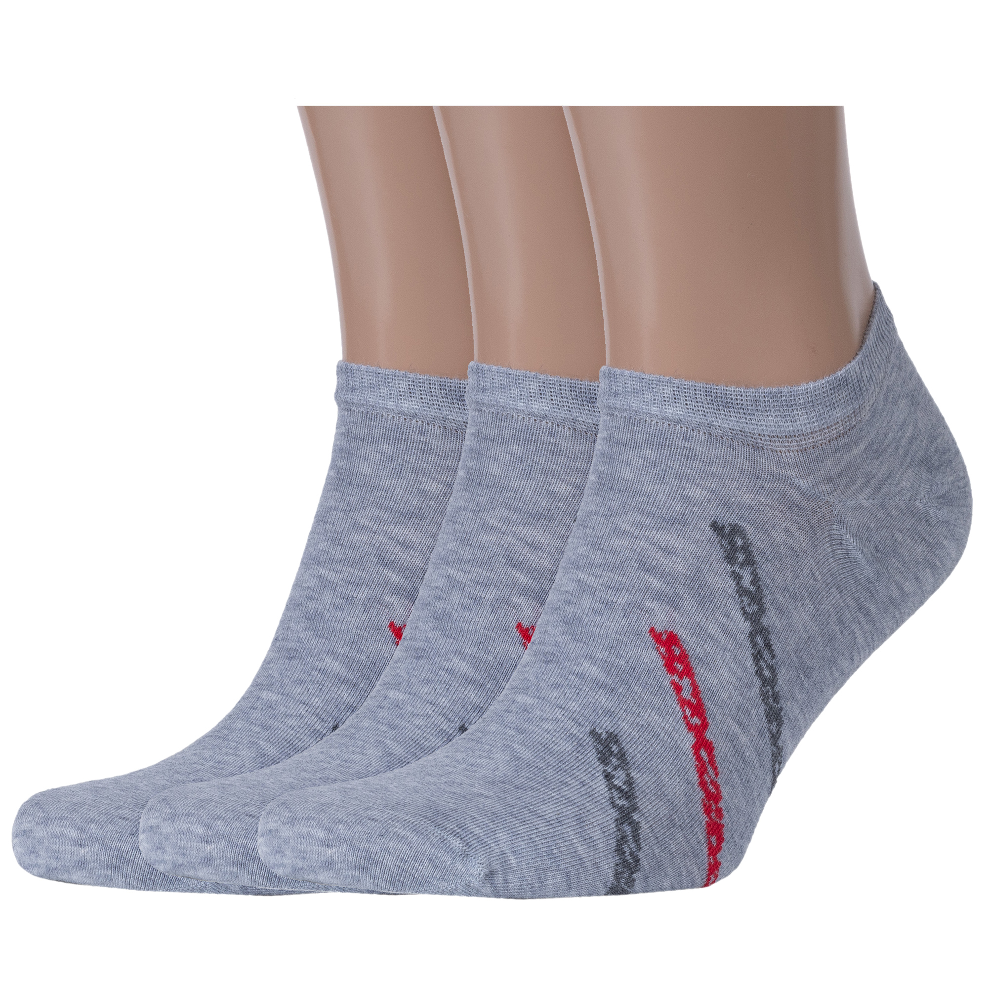 

Комплект носков мужских Rusocks 3-М3-23714 серых 27-29, Серый, 3-М3-23714