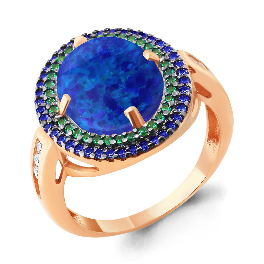 

Кольцо из серебра р. , AQUAMARINE 6598695БГ_925_з, 6598695БГ_925_з