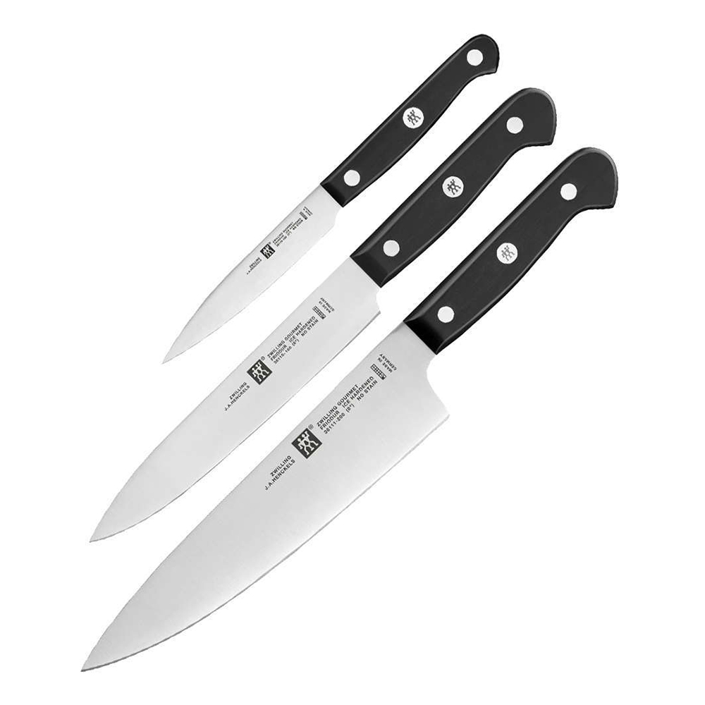 Набор кухонных ножей Zwilling Gourmet 36111-200 / 36110-160-100, 3 ножа