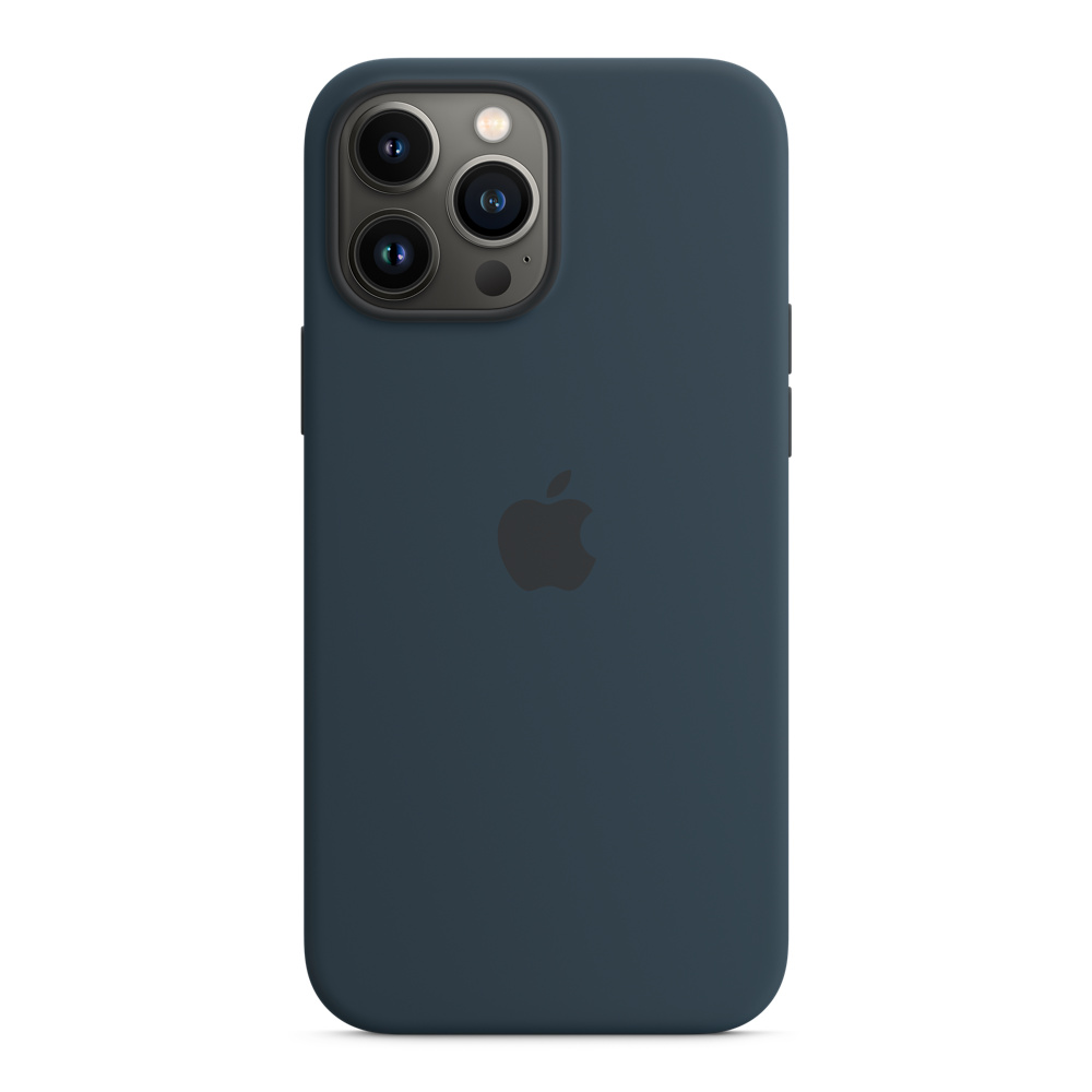фото Чехол apple для iphone 13 pro max silicone magsafe abyss blue (mm2t3ze/a)