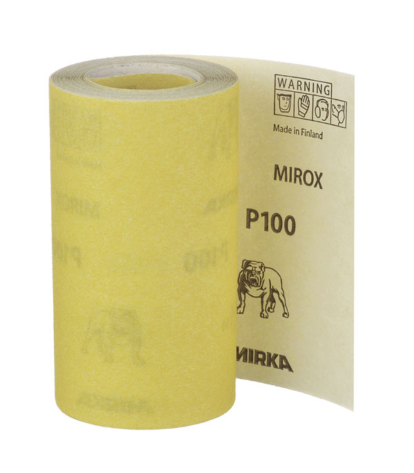 Наждачная бумага Mirka Mirox 115 мм 5 м Р100 наждачная бумага mirka mirox р100 115 мм 50 м