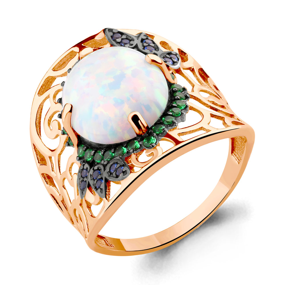 

Кольцо из серебра р. , AQUAMARINE 6599098ГБ_925_з, 6599098ГБ_925_з