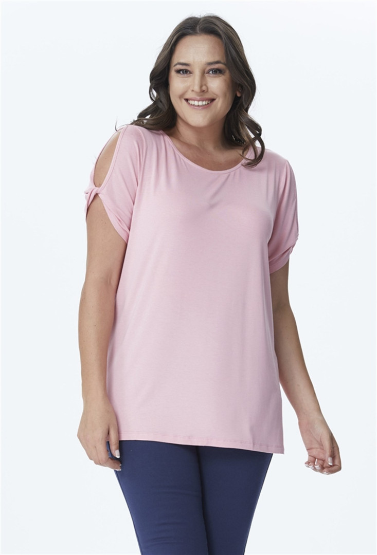 

Футболка женская Myline 336 розовая 3XL (доставка из-за рубежа), 336
