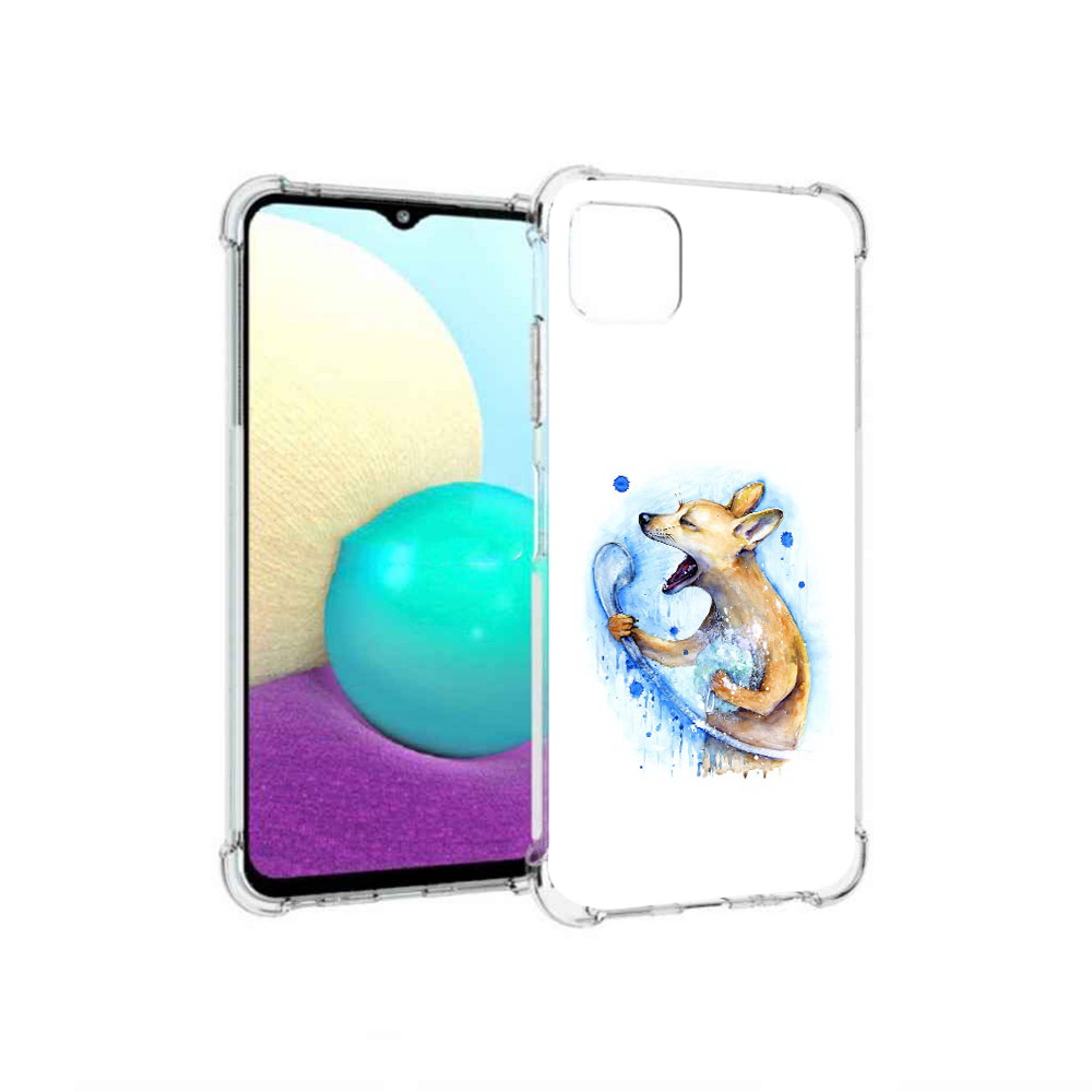 

Чехол MyPads Tocco для Samsung Galaxy A22 пение в душе, Прозрачный, Tocco