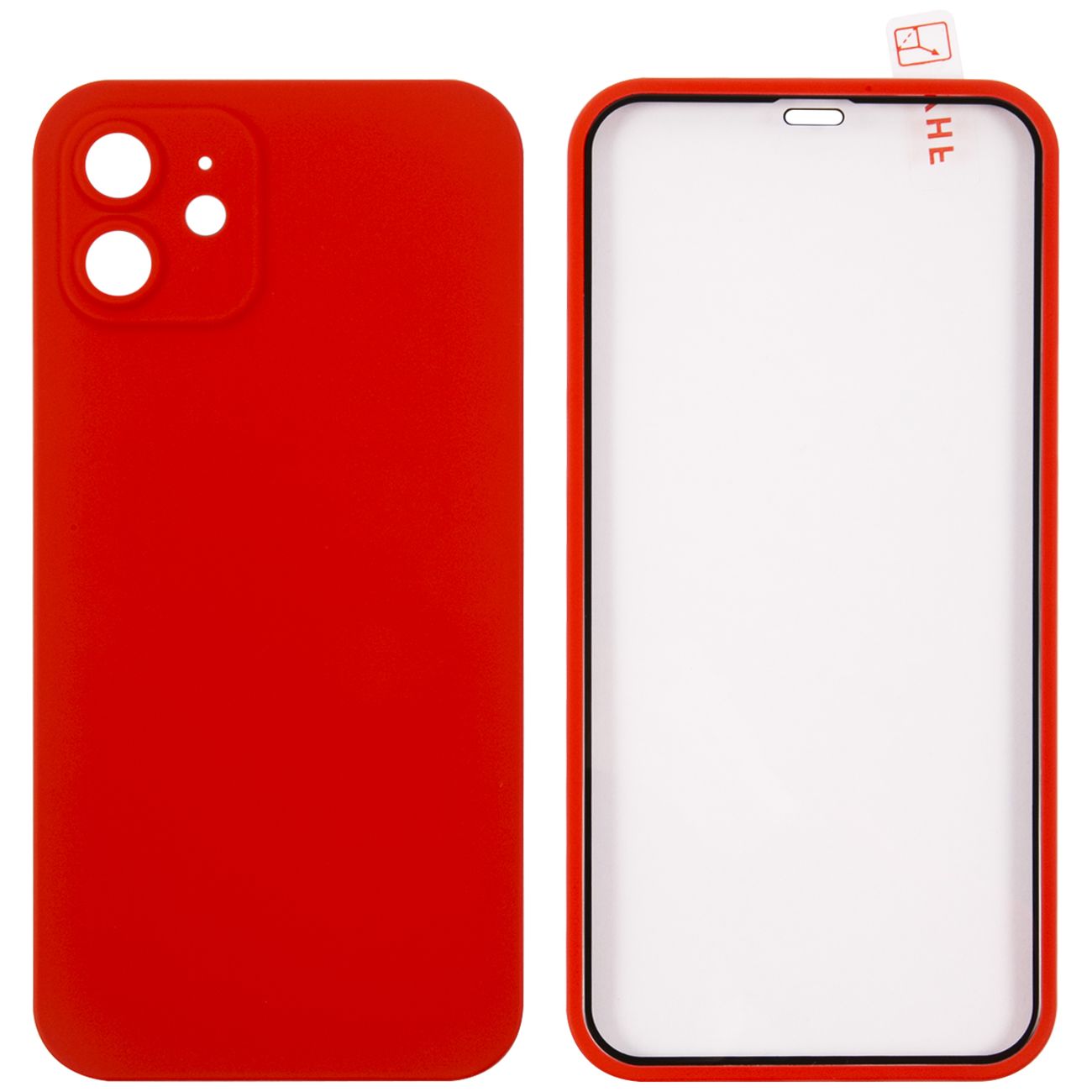 

Защитное стекло Red Line 360 Full Body iPhone 12 mini красный (УТ000026497), 360 Full Body iPhone 12 mini красный