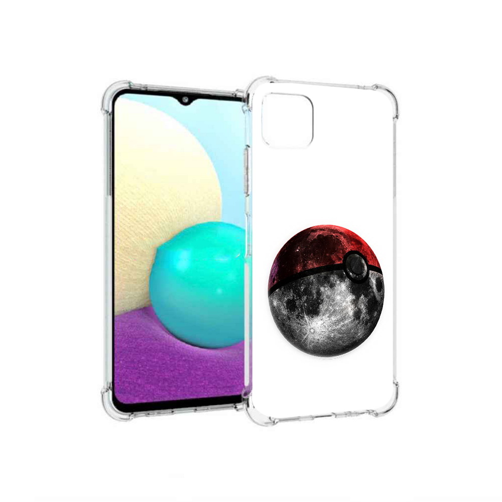 

Чехол MyPads Tocco для Samsung Galaxy A22 планета покебол, Прозрачный, Tocco