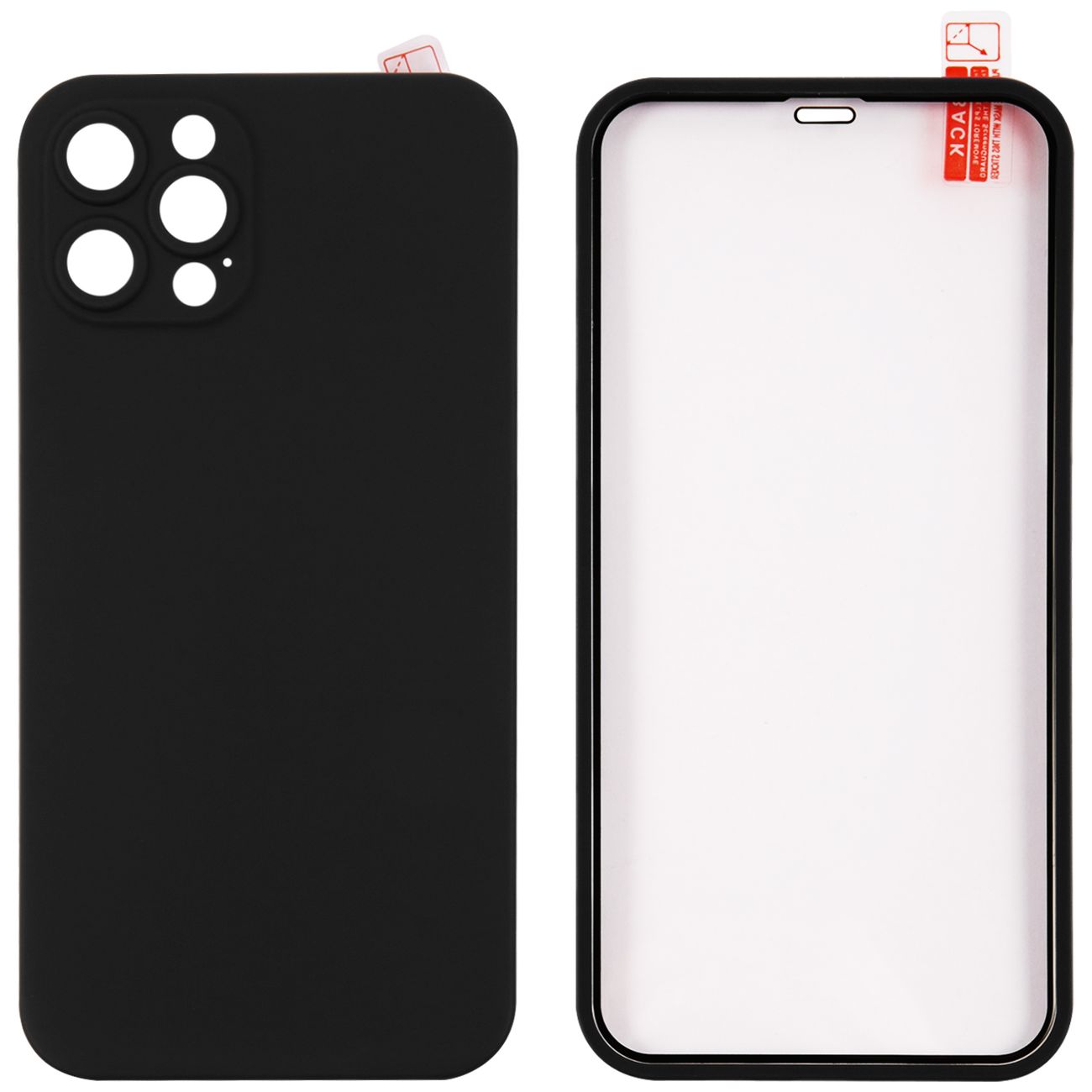 

Защитное стекло Red Line 360 Full Body iPhone 12 Pro черный (УТ000026503), 360 Full Body iPhone 12 Pro черный