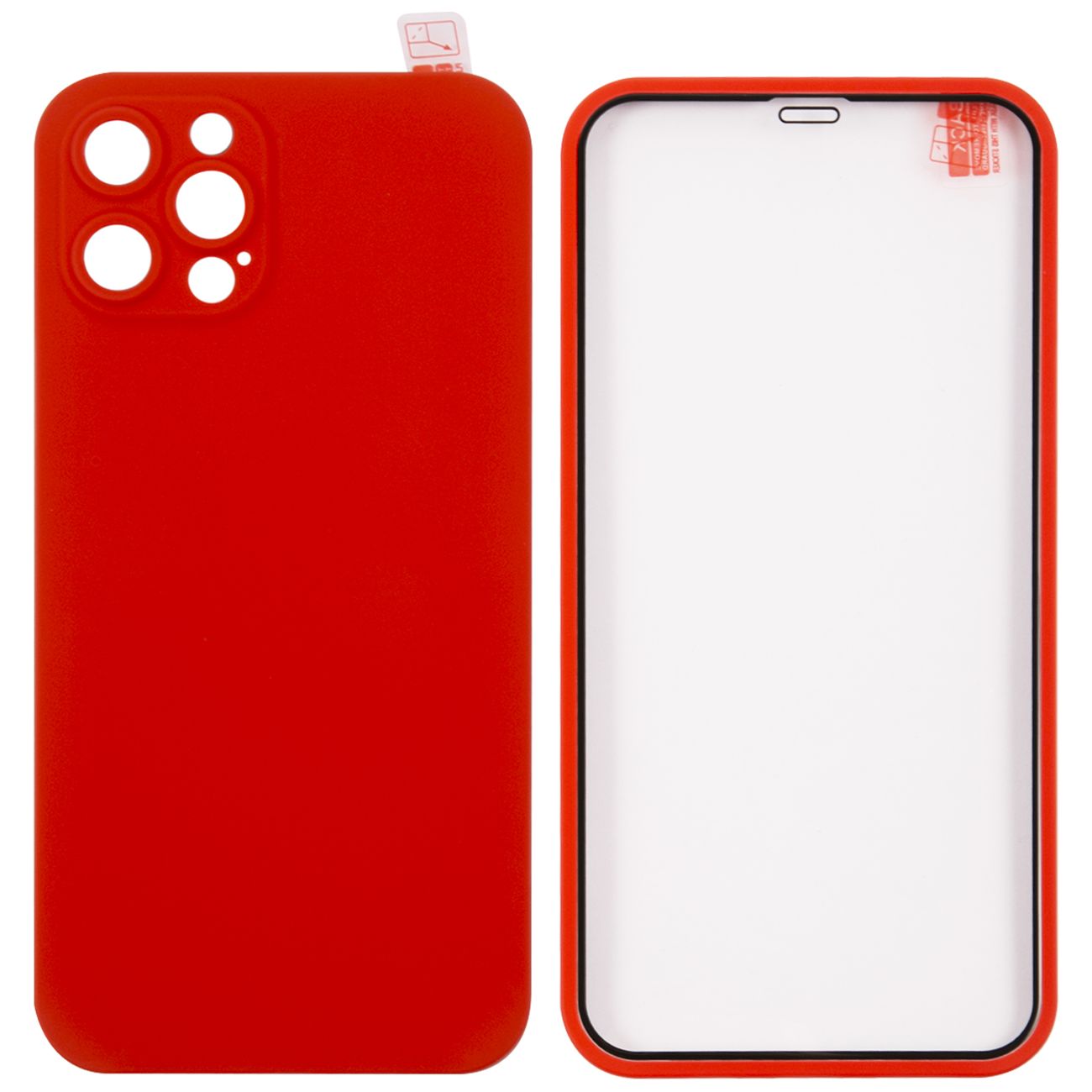

Защитное стекло Red Line 360 Full Body iPhone 12 Pro Max красный (УТ000026511), 360 Full Body iPhone 12 Pro Max красный