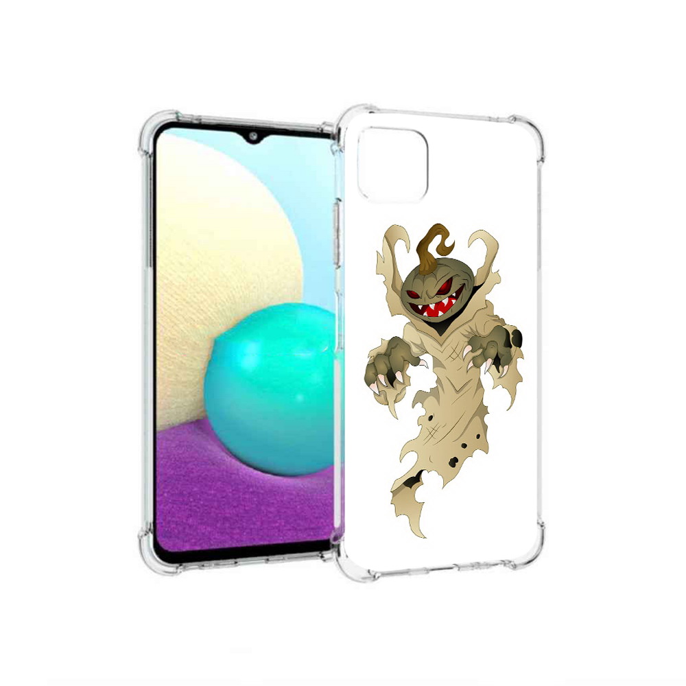 

Чехол MyPads Tocco для Samsung Galaxy A22 призрак хэллоуина, Прозрачный, Tocco