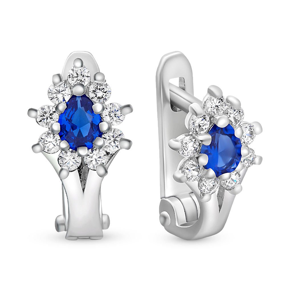 

Серьги из серебра с фианитом 585Gold 902000151, 902000151