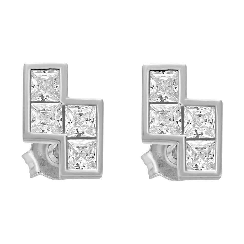 

Серьги из серебра с фианитом 585Gold 702005208, 702005208