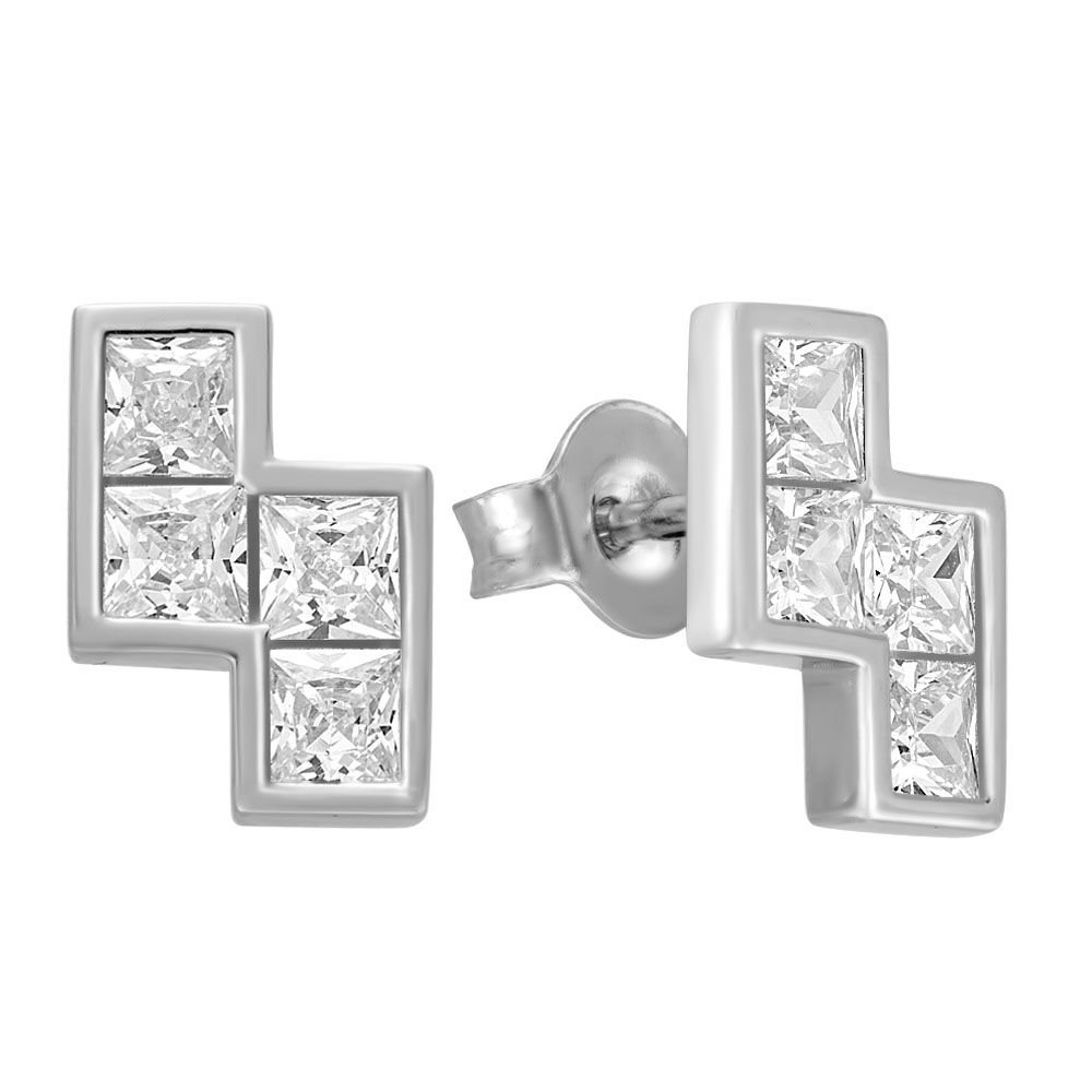

Серьги из серебра с фианитом 585Gold 702005191, 702005191