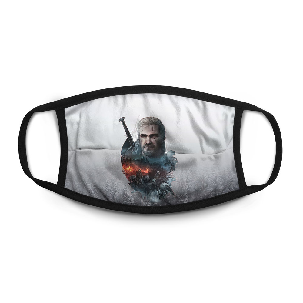 

Многоразовая маска унисекс Burnettie The Witcher Геральт Из Ривии Ведьмак, Разноцветный, The Witcher Геральт Из Ривии Ведьмак